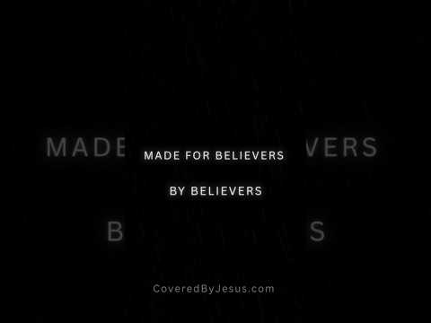 COVERED BY JESUS - Double-Sided Logo Stickers